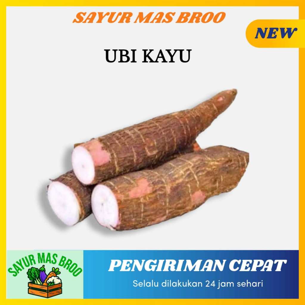 Ubi Kayu - Toko Sayuran Segar Murah Terdekat Mas Broo Palembang