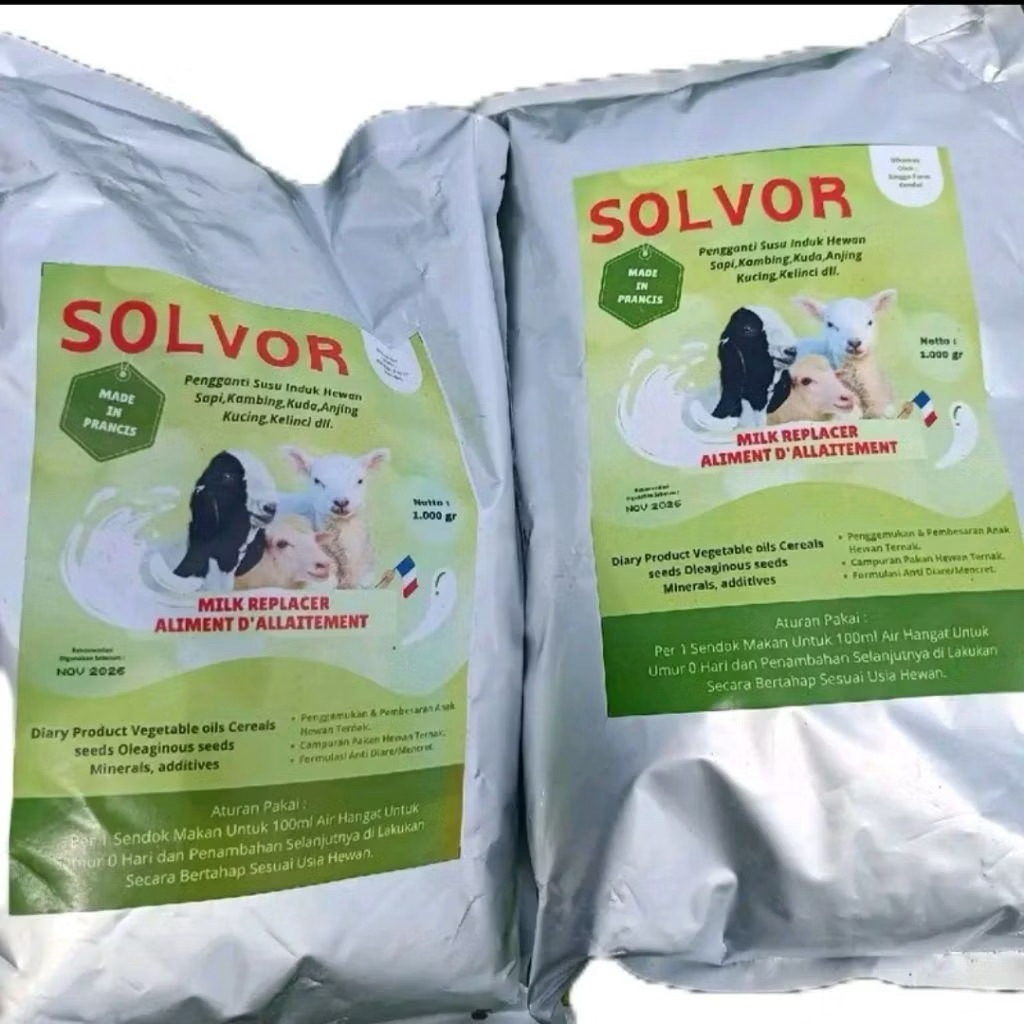 SUSU SOLVOR Original paket 10kg susu untuk hewan ternak