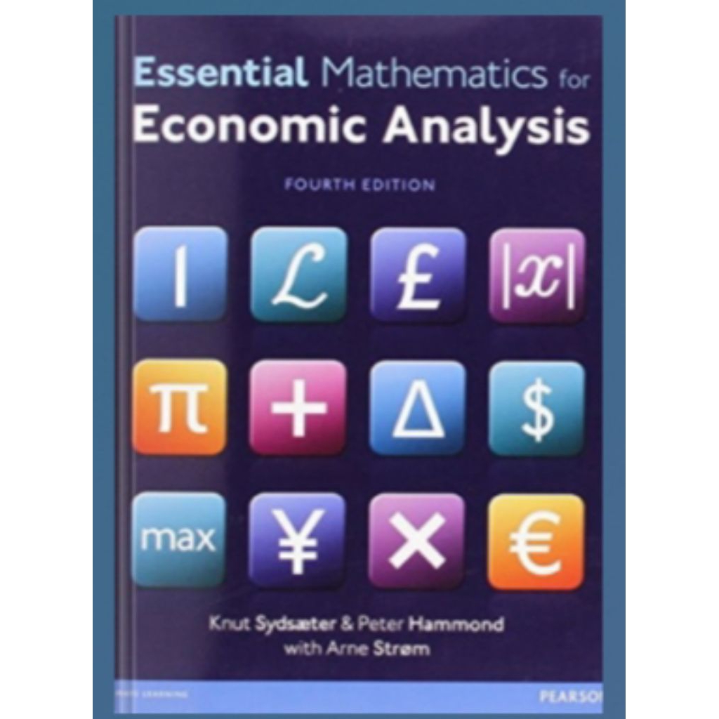 BUKU Essential Mathematics for Economic Analysis (4th Edition)
