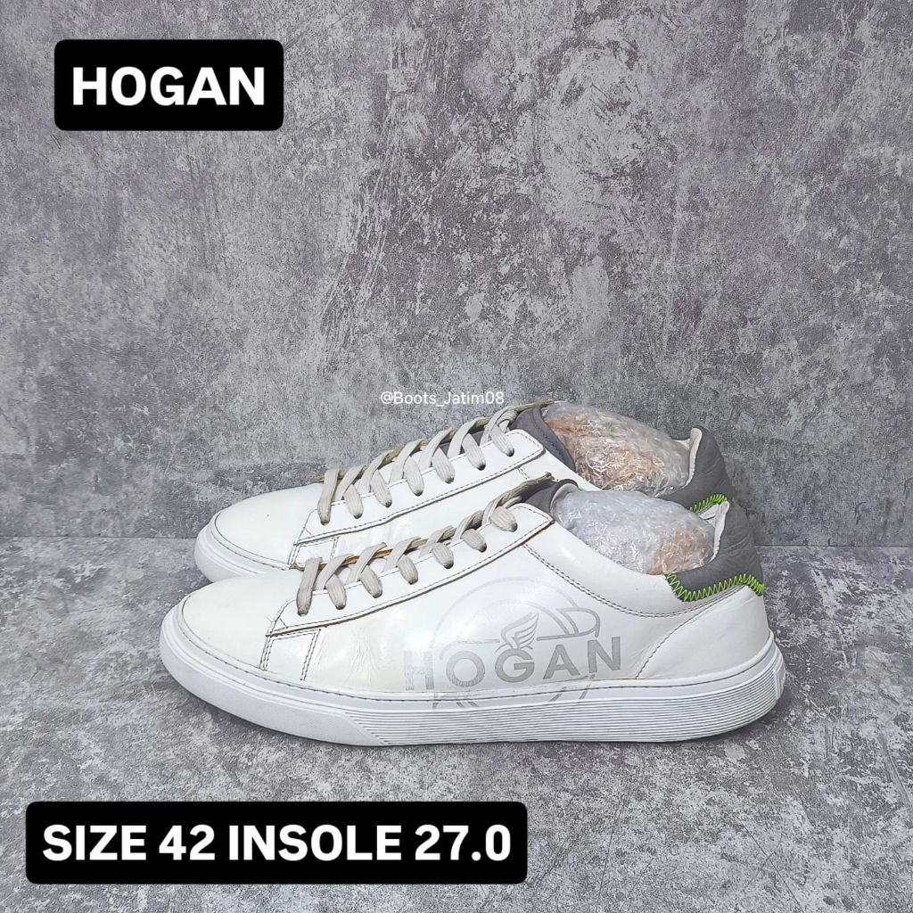 Hogan Sneakers Big Logo Tapak Ringan