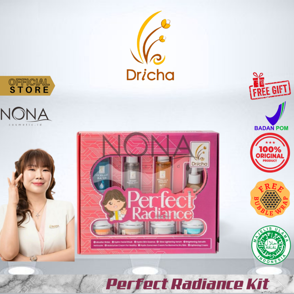 DRICHA PAKET PERFECT RADIANCE KIT untuk flek & mencerahkan kulit