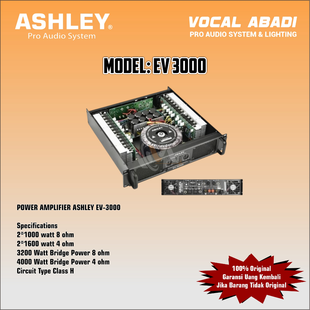 POWER ASHLEY EV-3000