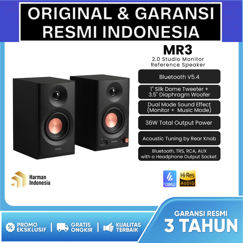 EDIFIER MR3 Powered Studio Monitor Speakers