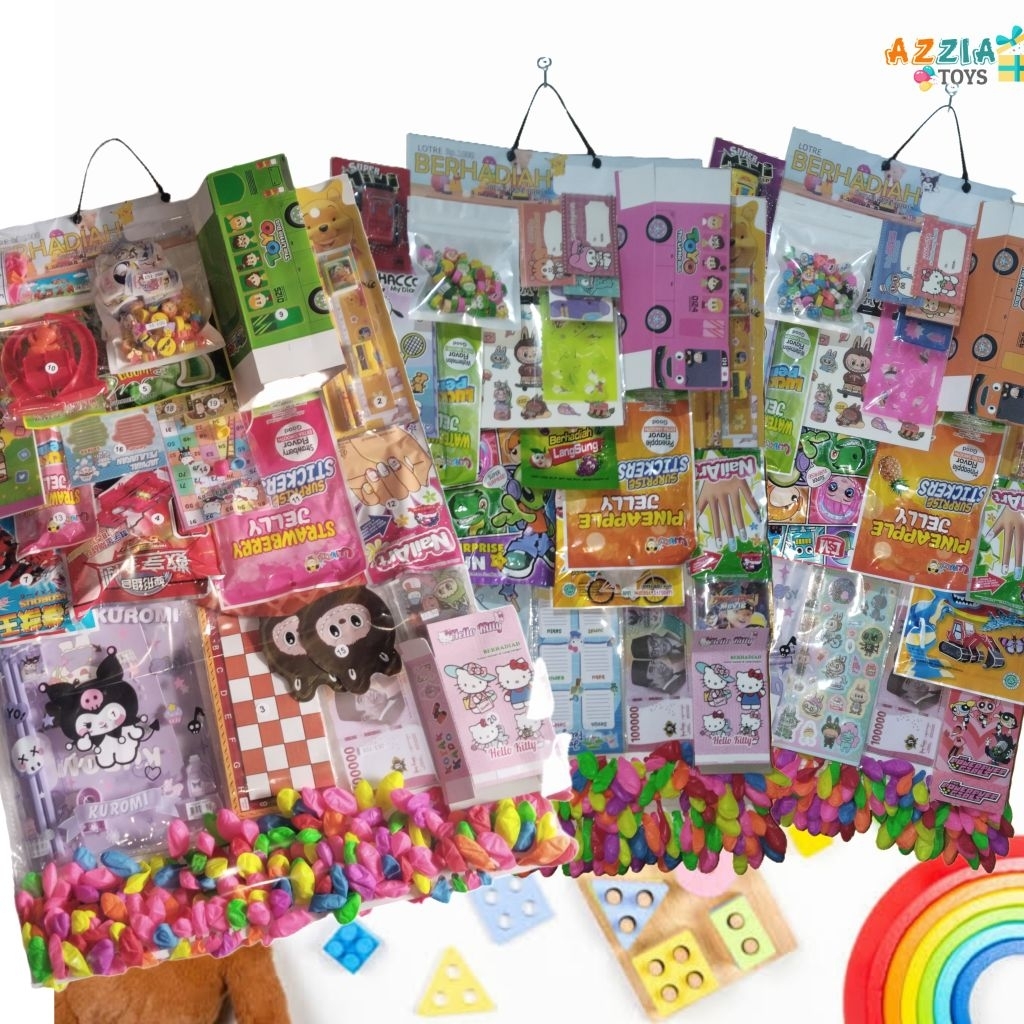 LOTRE BERHADIAH Cabutan balon semua dapat hadiah Rp.1000 150pcs-200pcs Balon