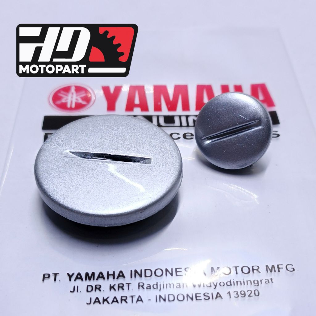 TUTUP MAGNET JUPITER Z JUPITER MX VIXION SILVER