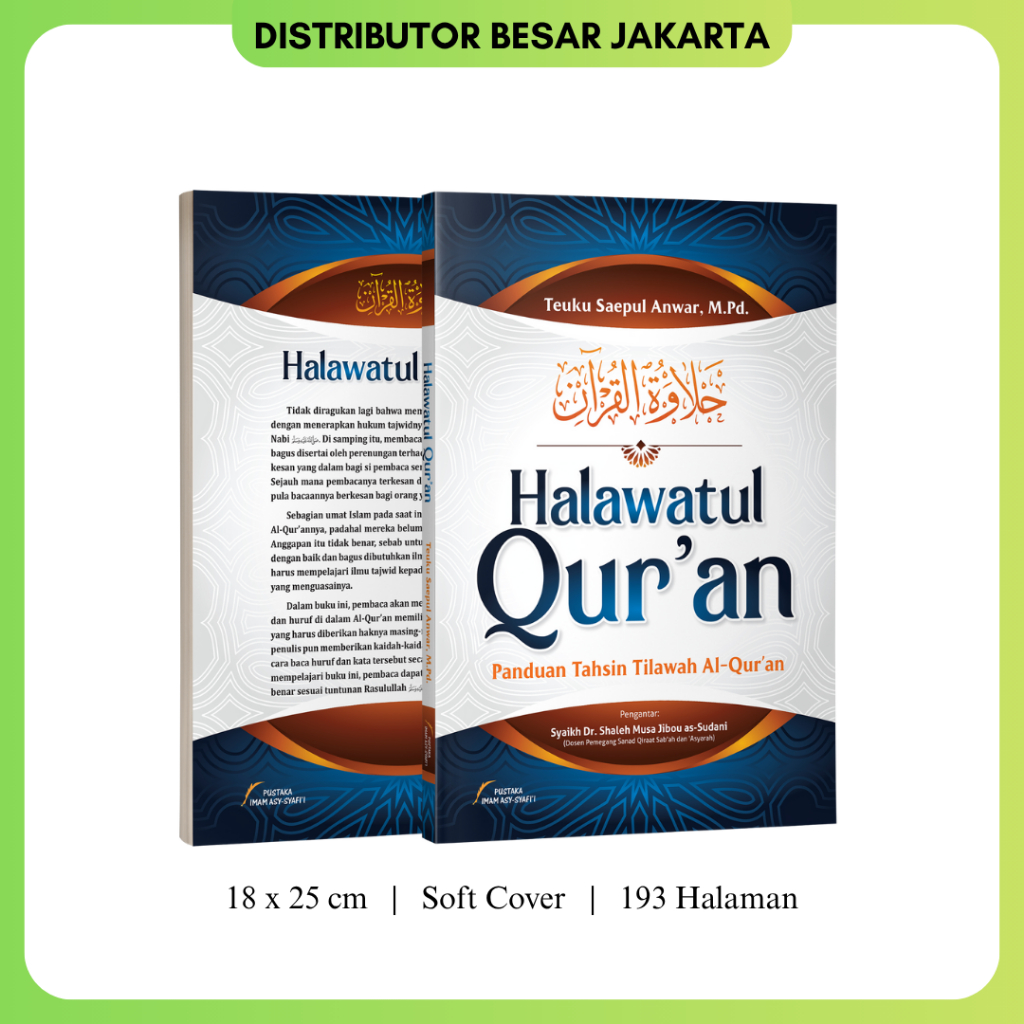 Buku Halawatul Quran Panduan Tahsin Tilawah Al Quran Pustaka Imam Syafii