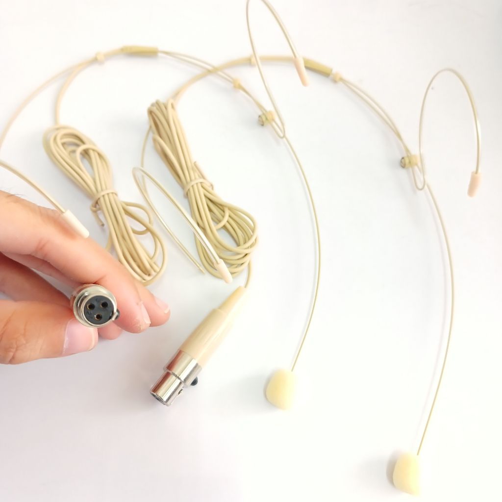 MIC HEADSET LIDI 3 PIN SPIRAL BISA DI TEKUK MIC BANDO 3 PIN