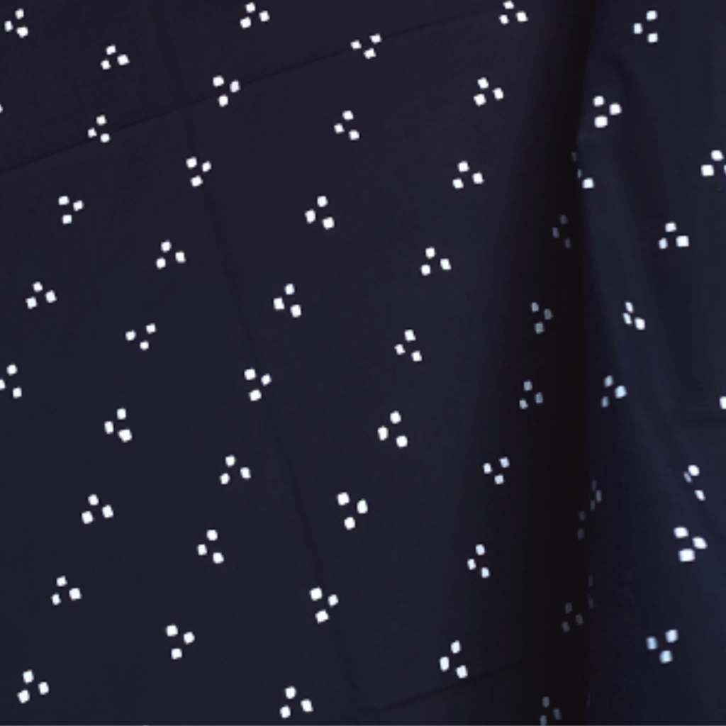 Kain Batik Meteran Warna Biru Motif Biji Jeruk Premium Batik Wanita Modern