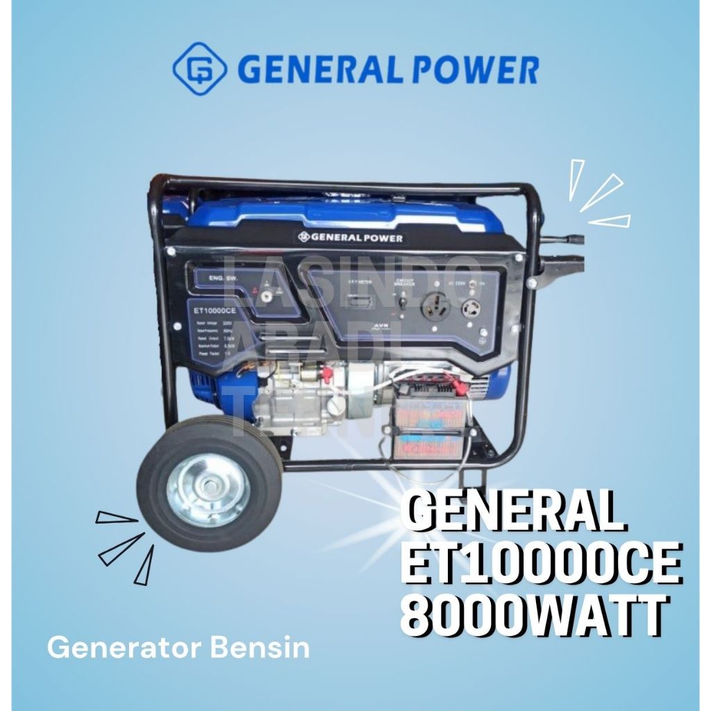 General Generator Genset 7500 8000 W ET 10000 CE Watt Electric Starter Start ET10000CE ORIGINAL TERB