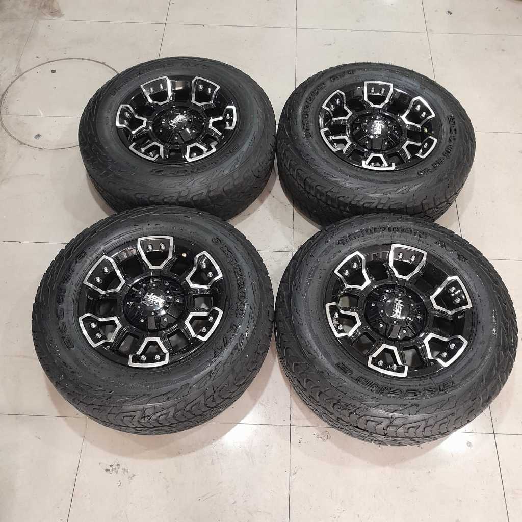 Velg Mobil Bekas Racing Hsr Komo Ring 15 Lebar 8 Et35 Pcd 5x114,3 + Ban Omikron 235/70 R15