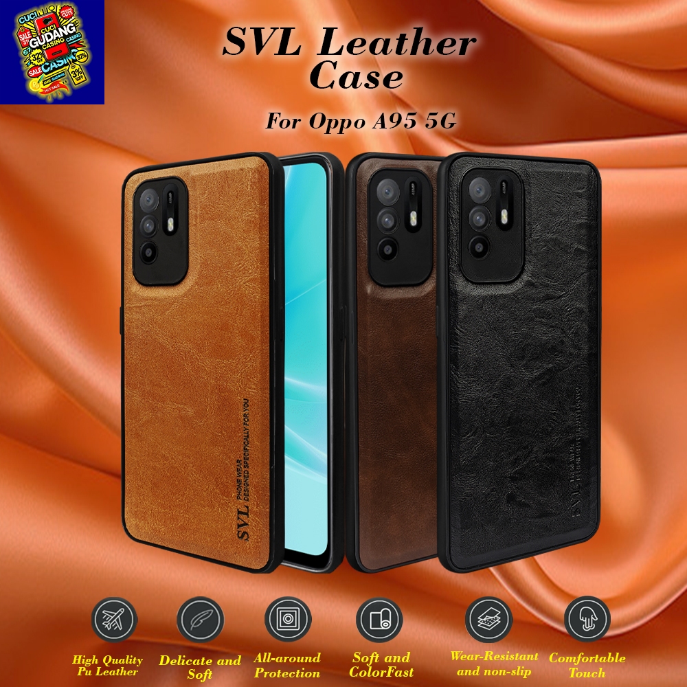 Realme C53 SVL Leather Case Hardcase Softcase kesing kulit