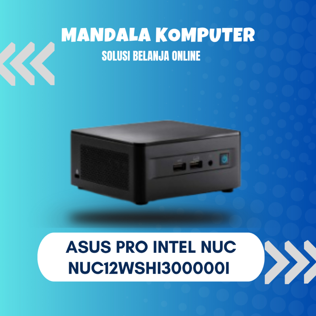 ASUS PRO INTEL NUC NUC12WSHI300000I CORE I3 1220P GEN 12th