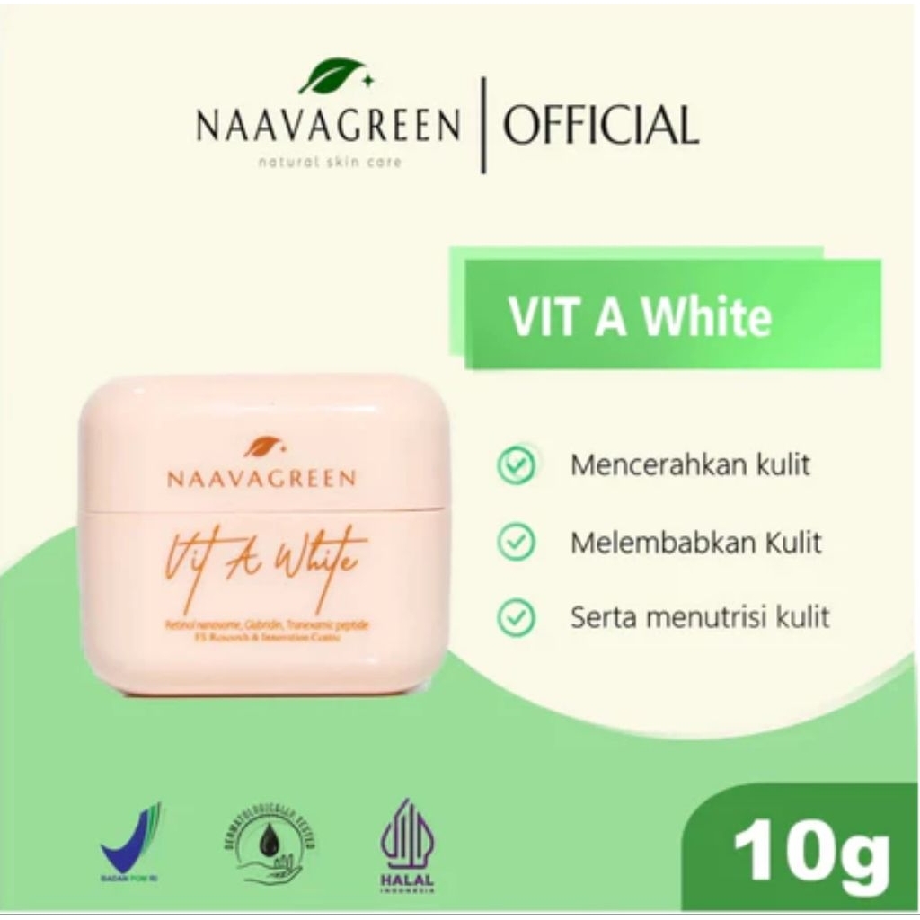 100% ORIGINAL NAAVAGREEN VIT A WHITE -NAAVAGREEN-NAAVAGREEN