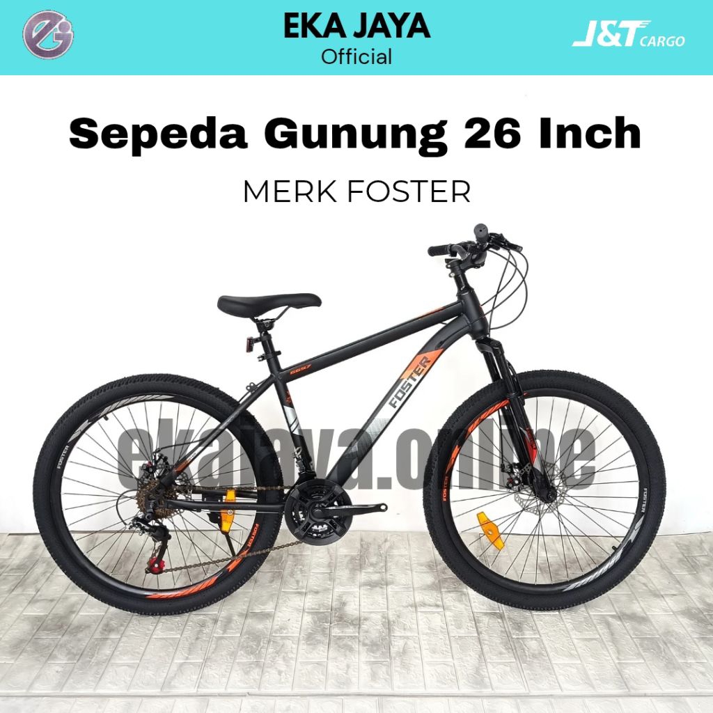Sepeda Gunung Murah MTB 26 Inch INTERBIKE / MAZARA /  FOSTER / VELION / TRENDY 806 - 1 / SALVO S3