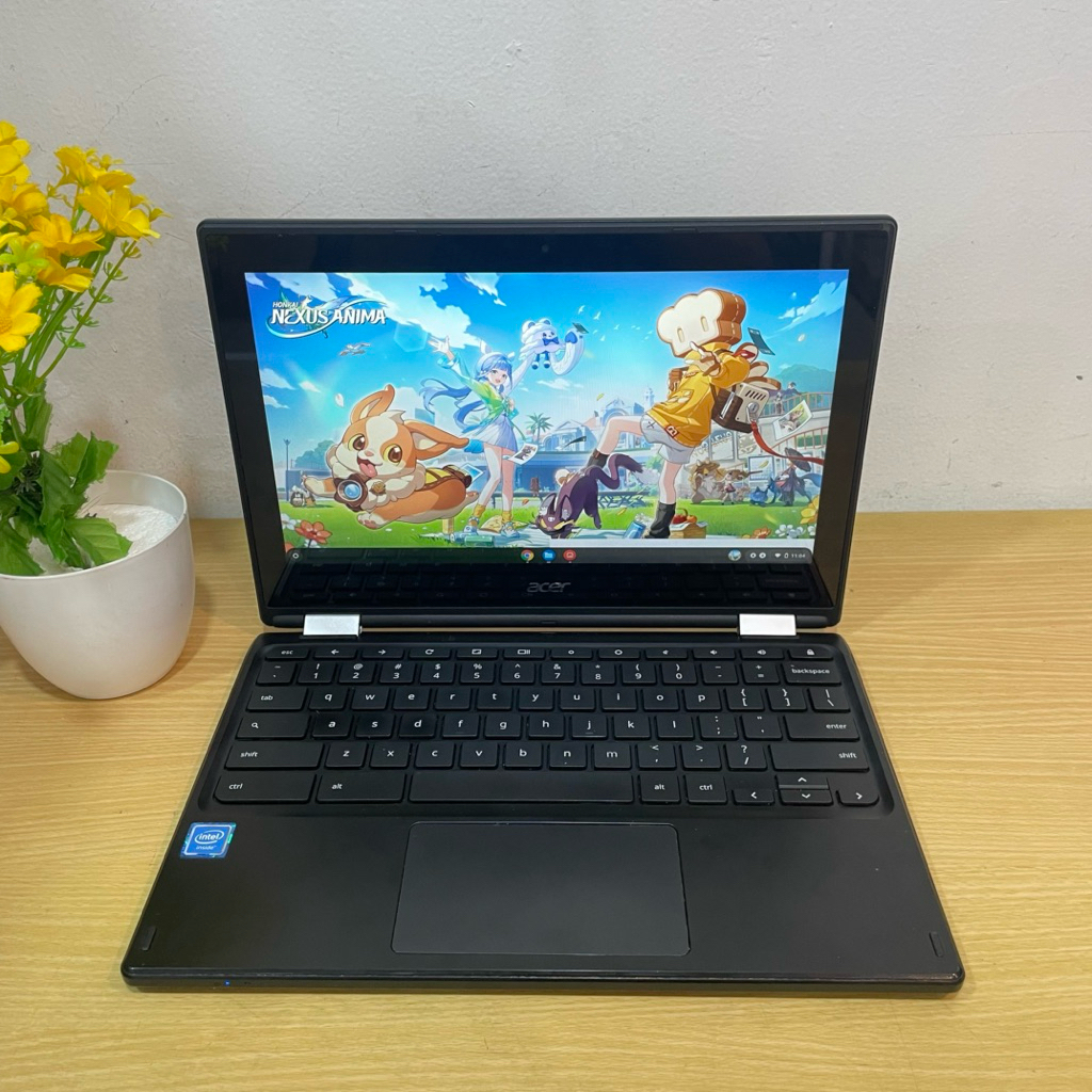 Laptop Acer Chromebook Intel Celeron N30600 RAM 4gb SSD 16gb Touchscreen || Flip 360derajat Original