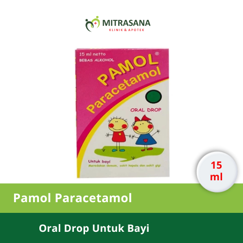 Pamol Paracetamol 15 ml - Oral Drop Untuk Bayi