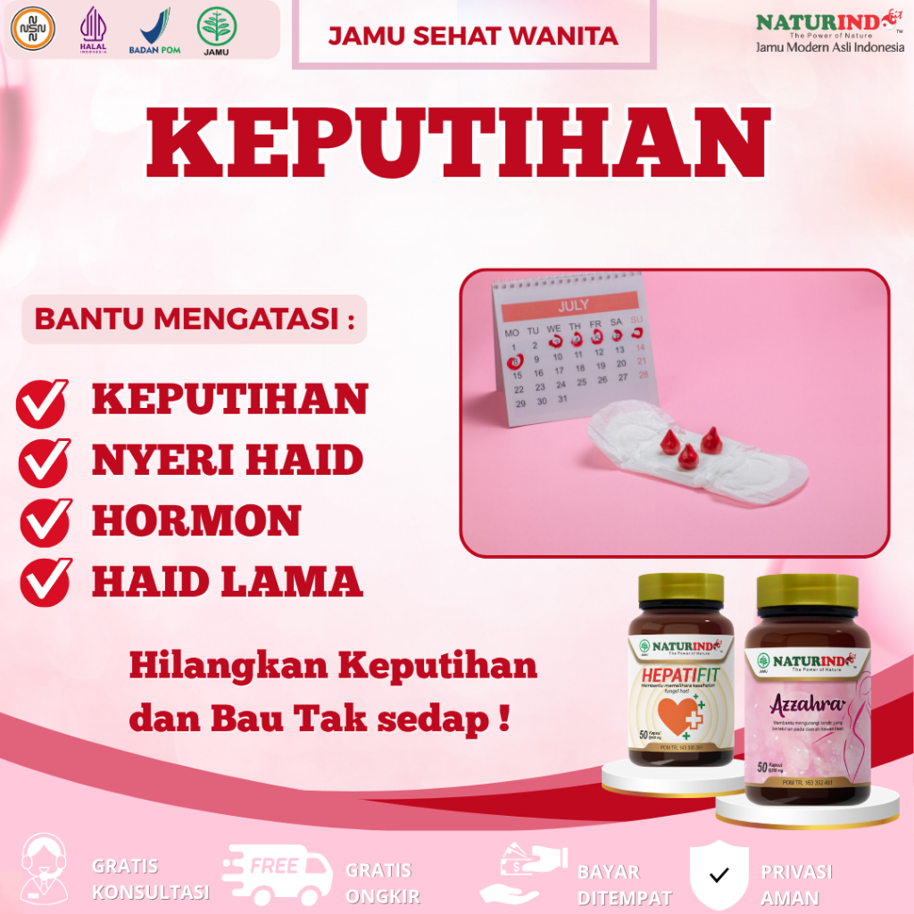 Obat Keputihan Haid Lama Berkepanjangan Nyeri Haid Gangguan Hormon Jamu Sehat Wanita