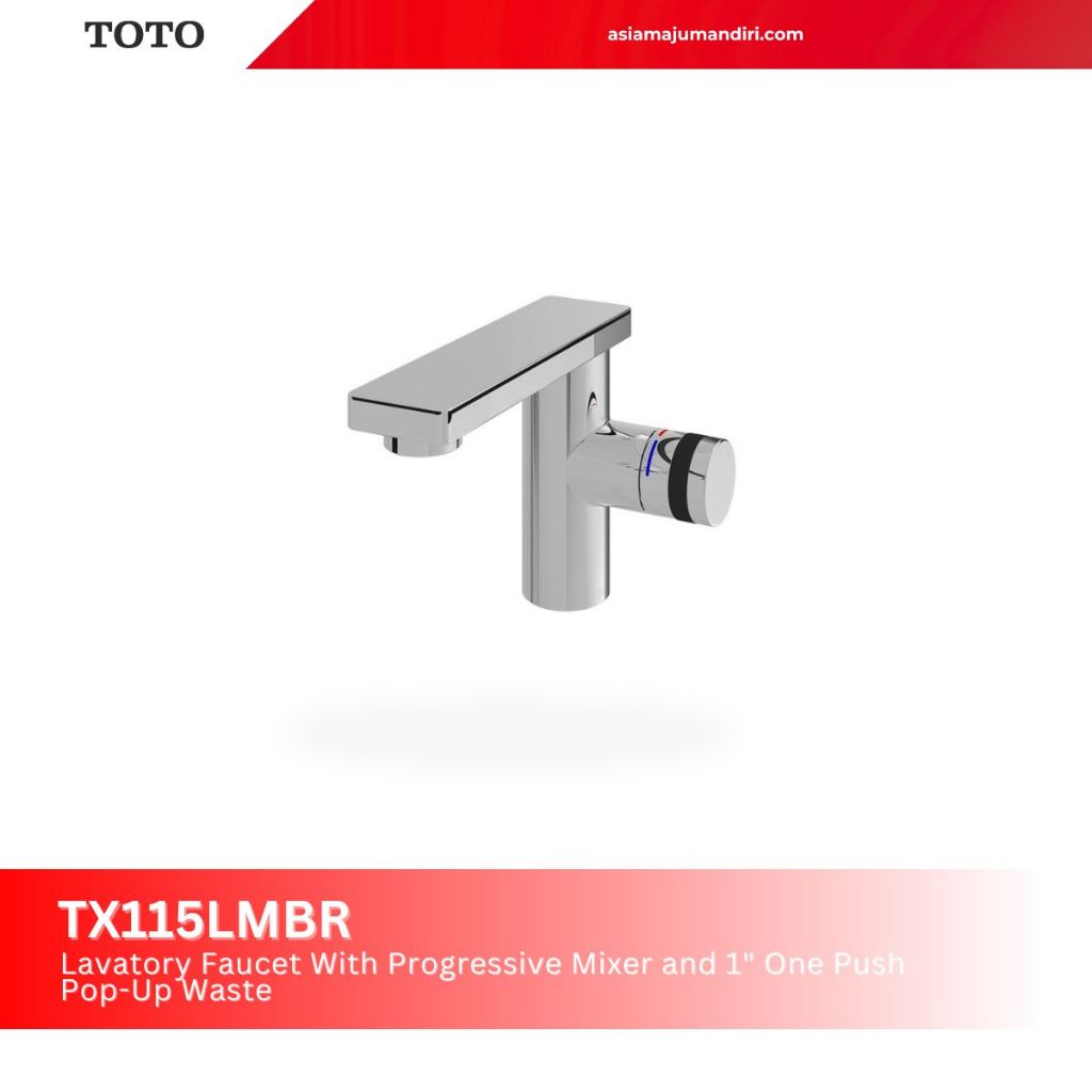 KRAN WASTAFEL TOTO TX115LMBR (MONO LAVATORY FAUCET)