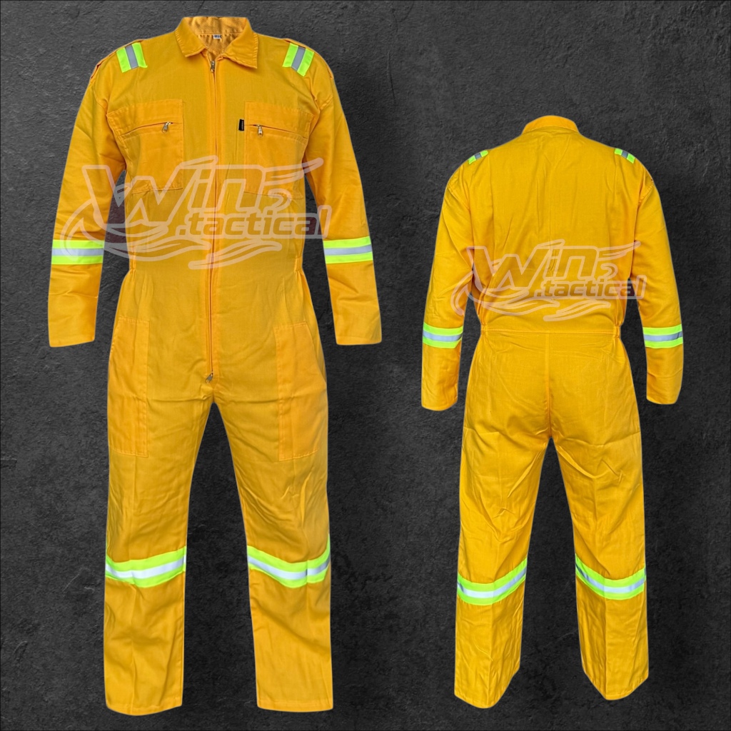 Wearpack baju kerja safety / Wearpack proyek Scotchlite Hijau / Wearpack Kerja Proyek / Coverall saf