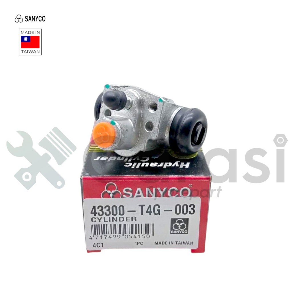 Wheel Cylinder Jazz Gk5 City Gm6 2014-2019 43300-T4G-003 Sanyco Silinder Rem Belakang ORI