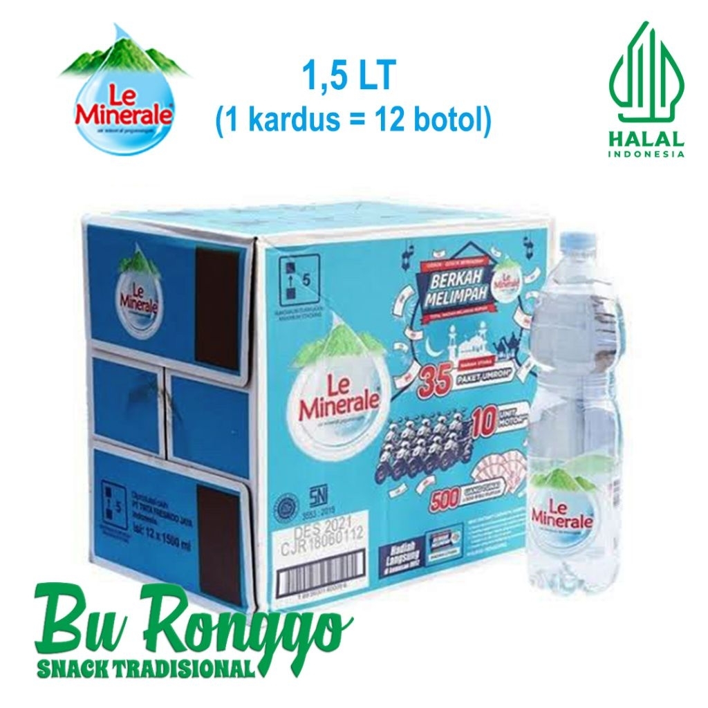 Le Mineral Besar 1,5 Liter (1 Karton)