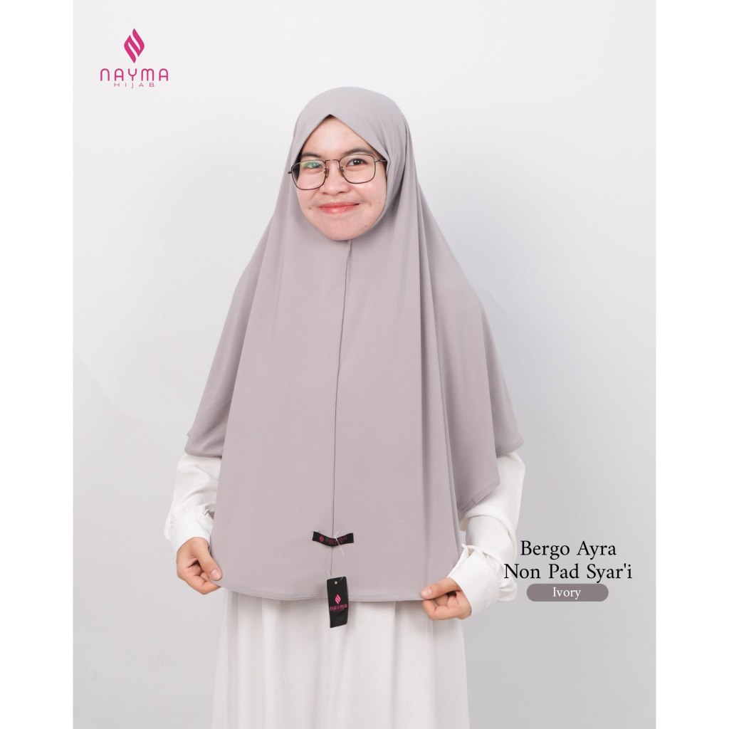 NAYMA HIJAB BERGO AYRA I BERGO NON PAD Jersey Korea Import