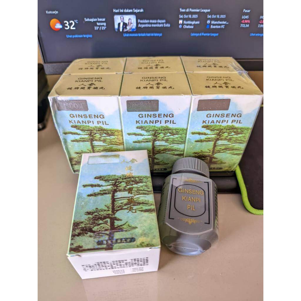 Kianpi Pil Ginseng Kapsuma 60 Kapsul BPOM