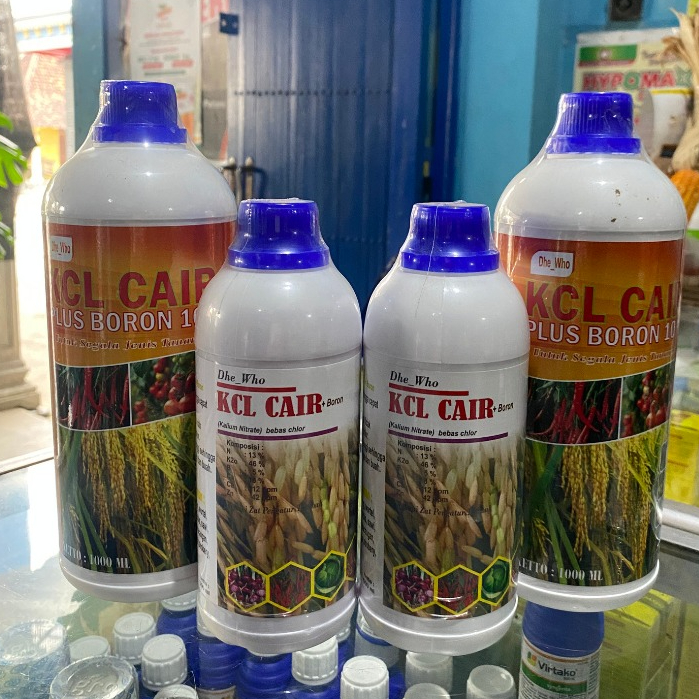 KCL Cair 1L & 500mL by Dhe_Who – Pupuk Kalium Cair Murni untuk Pembesaran Buah & Akar Kuat
