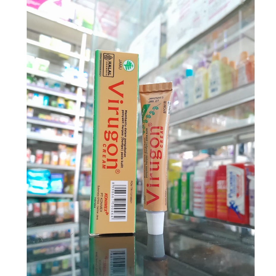 VIRUGON CREAM 5 gr virugon salep herpes