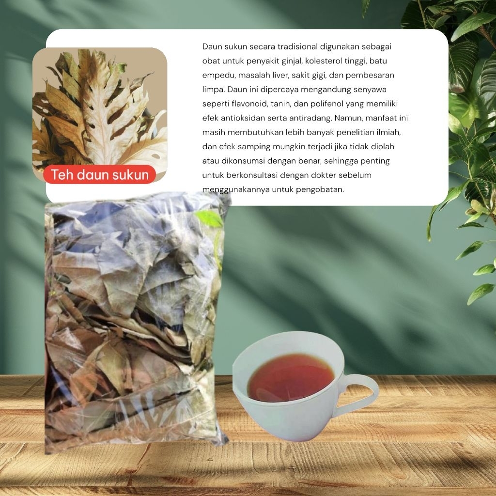 Teh Herbal Daun Sukun 500gr