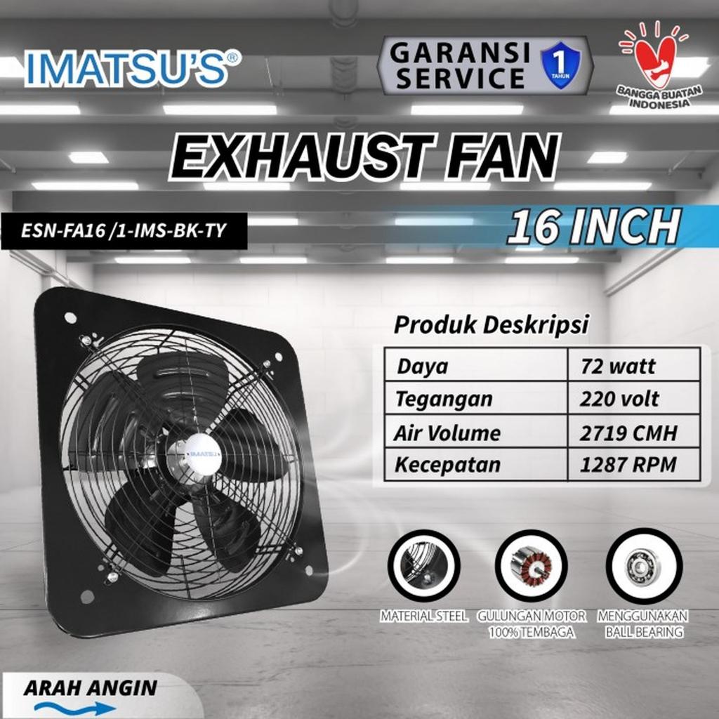 CKE Fan Official - Exhaust Fan Dinding Standard 16 Inch Kipas Hexos Hisap Tembok Wall Exhaust Fan 16
