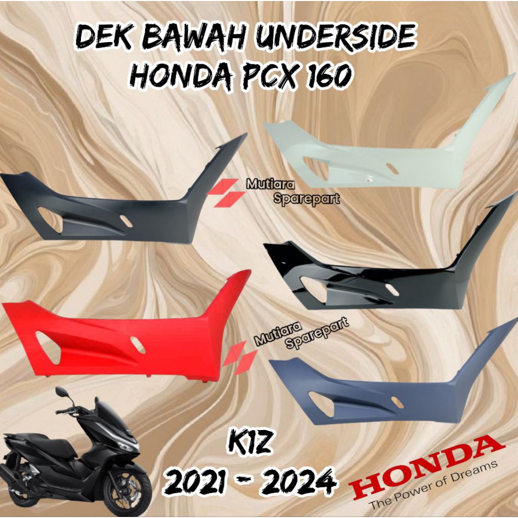 Cover Under Side PCX 160 K1Z Cover R L Floor Side Dek Samping Bawah PCX 160 K1Z Original