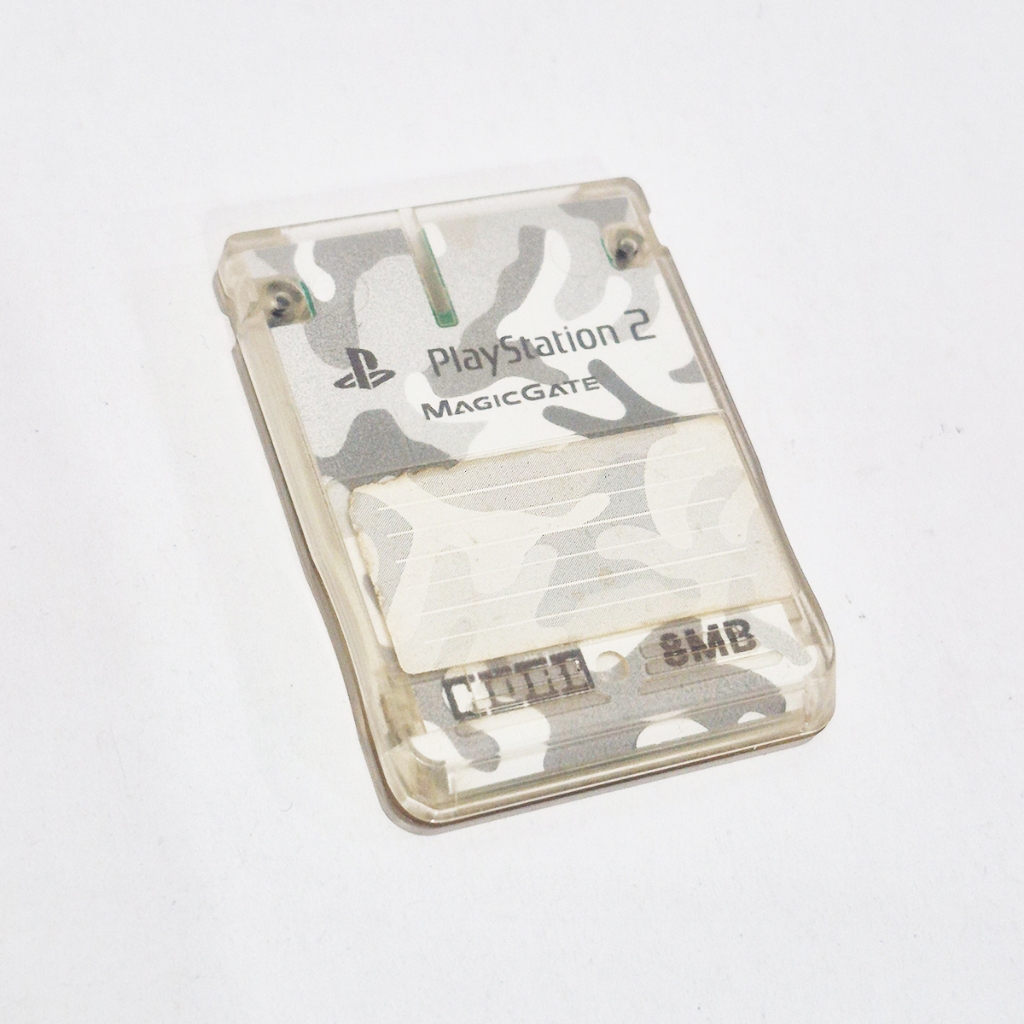 RARE Memorycard PS2 HORI Original Japan Memory Card Magic Gate 8mb Playstation 2 | Army Grey