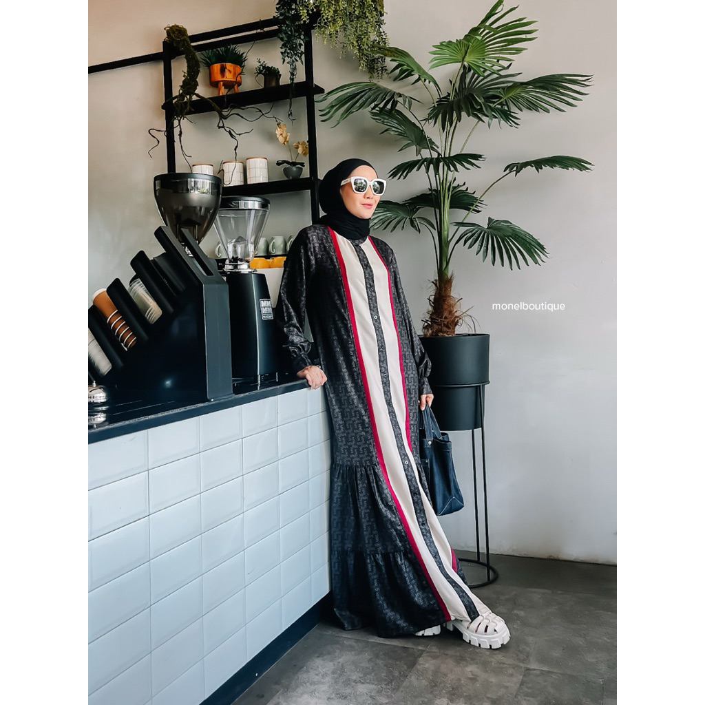 Zyra Dress By Monel Bahan Turkish gamis wanita murah premium