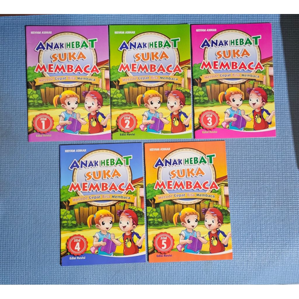 Paket Buku Belajar membaca praktis (AHSM ) Anak Hebat Suka Membaca ISI 5 BUKU