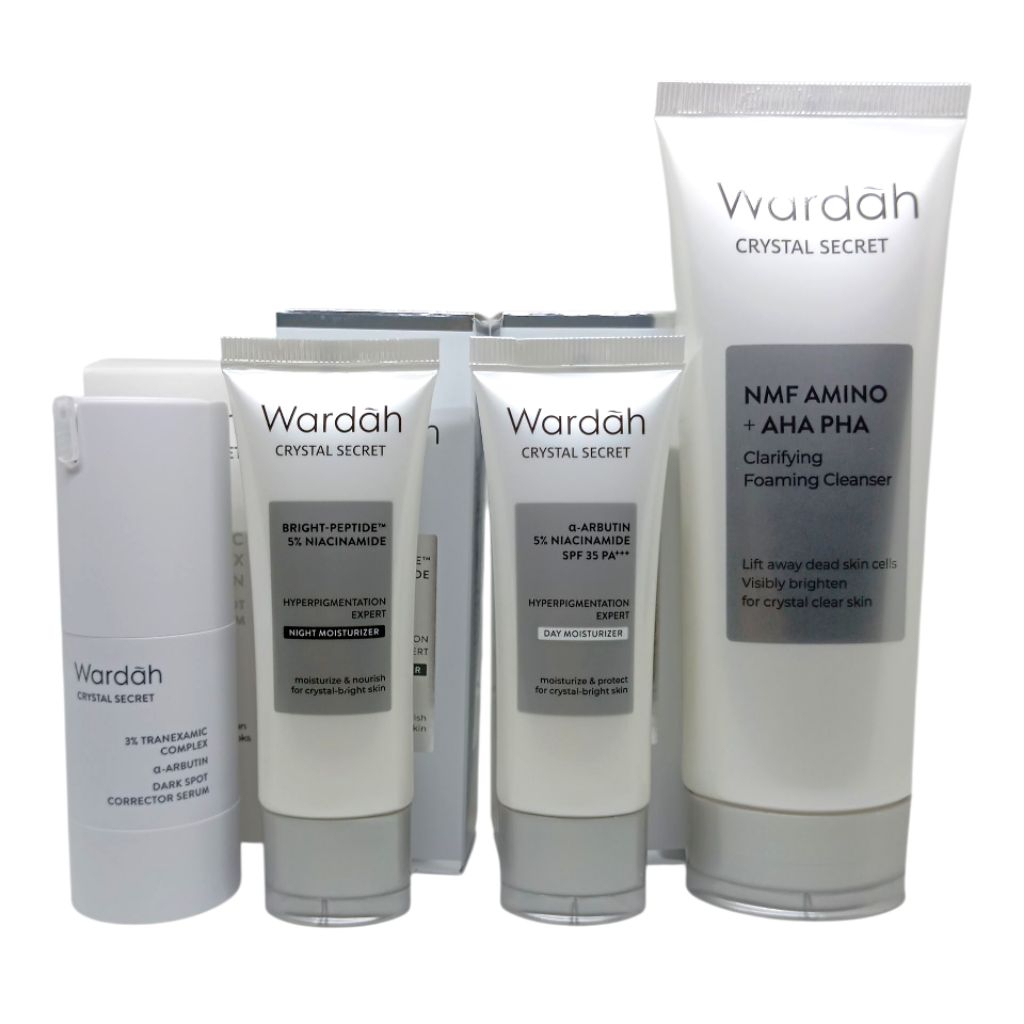 Paket WARDAH Crystal Secret / cream Wardah Pemutih / Paket D