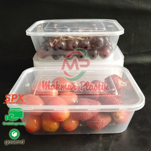 (Luar Kota) DM PER 1 Dus Thinwall Persegi Panjang / Thinwall Rectangel / TW Rect Besar 500,650,750,1