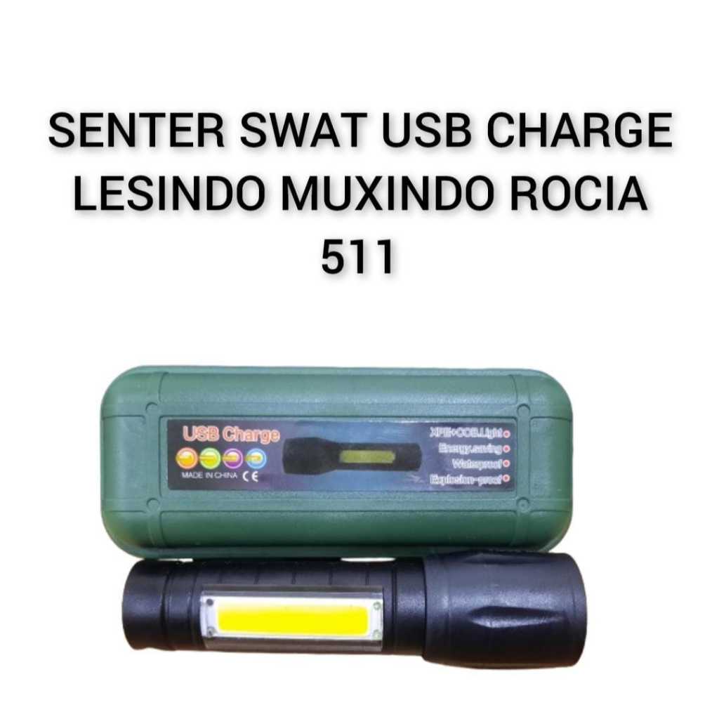 Senter Swat USB Charge Muxindo 511 SNI