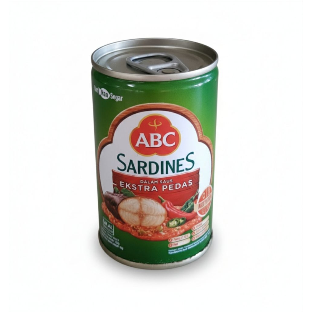 ABC SARDINES IKAN SARDEN ABC 155 GR KALENG KECIL