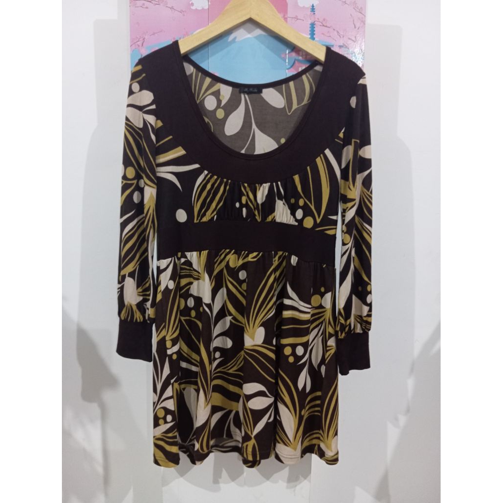 sky bomber babydoll dress