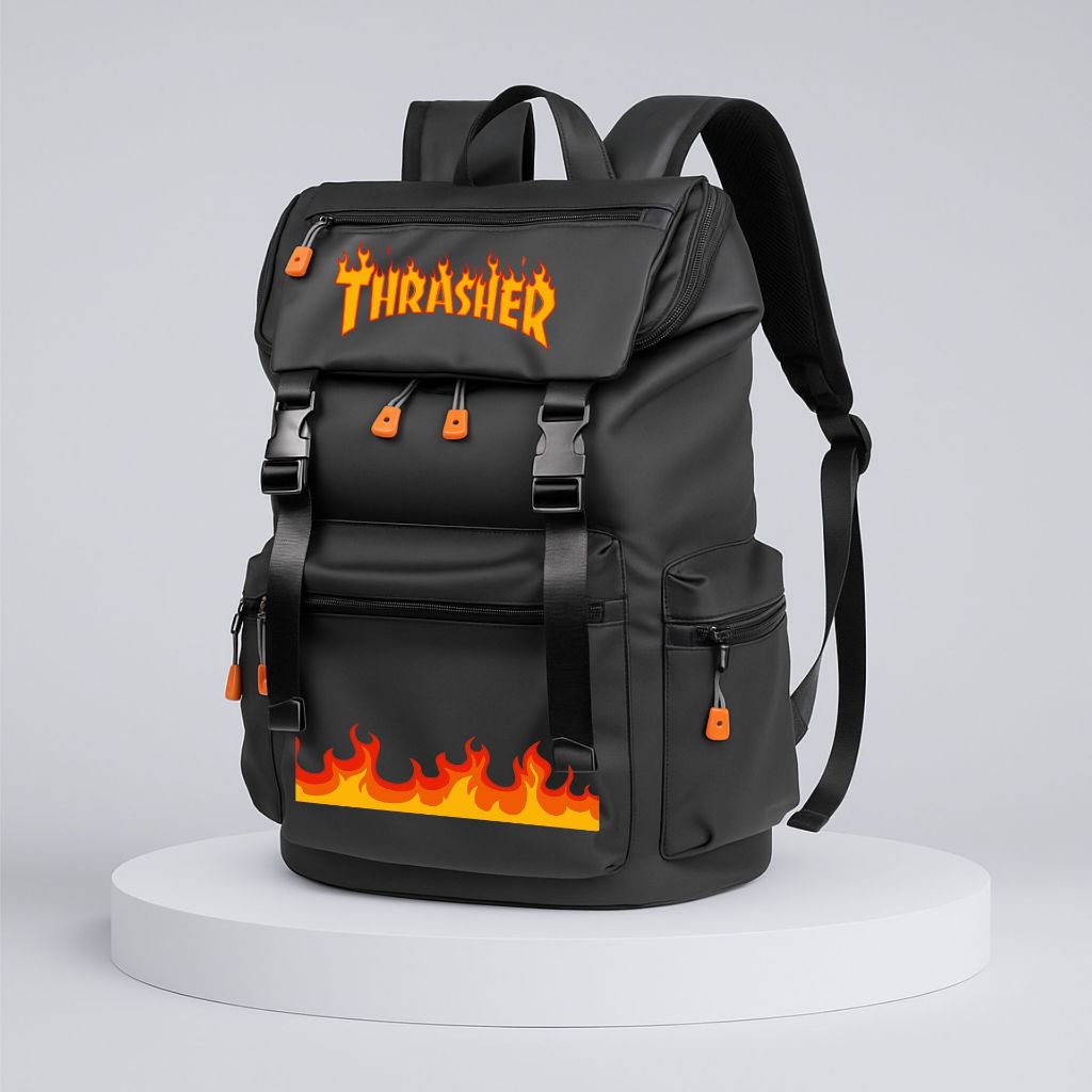 Terraforma - Thrasher Tas Sekolah Anak Laki-Laki Casual Kasual Ransel Kantong Ori Original Produk Lo