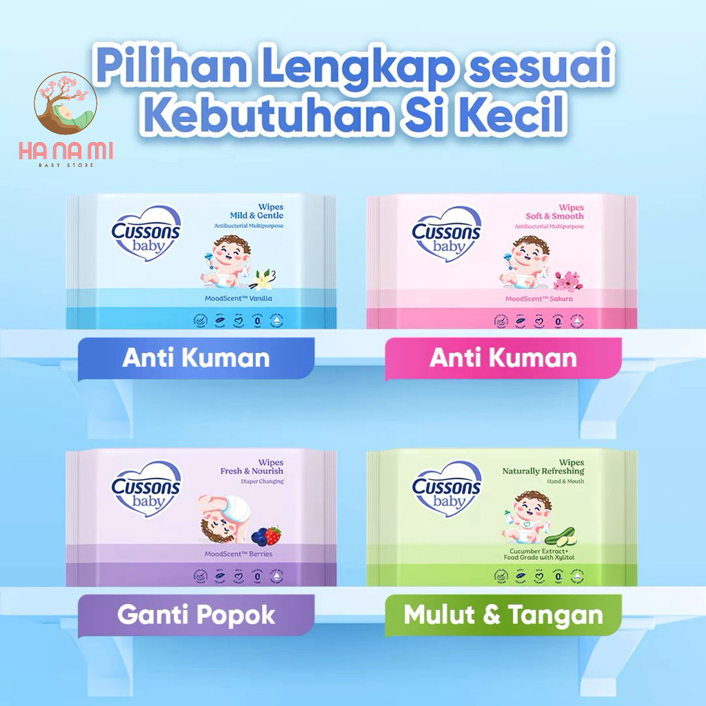 Cussons Tissue Basah Tripack