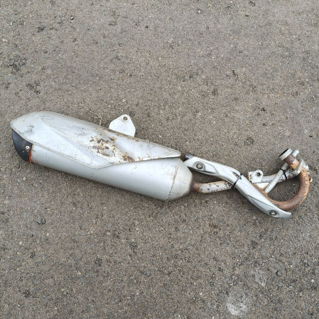 Knalpot standar KLX 150 Tipe G/BF/DT New original (bekas)