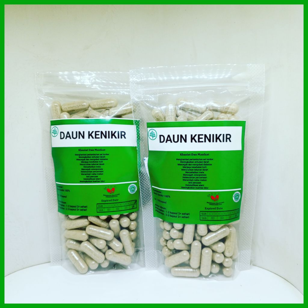 herbal daun kenikir isi 100 kapsul