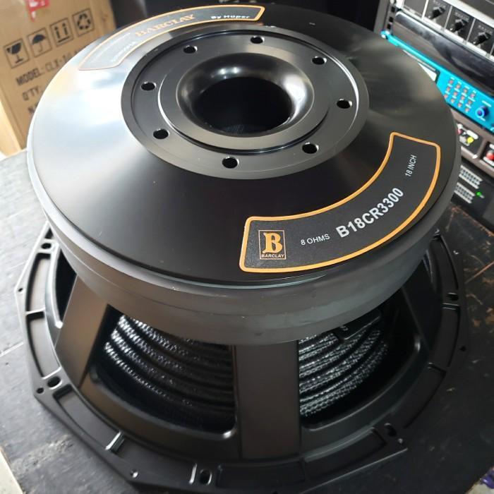 Speaker komponen BARCLAY by HUPER 18 inch B18CR3300 / B 18CR3300