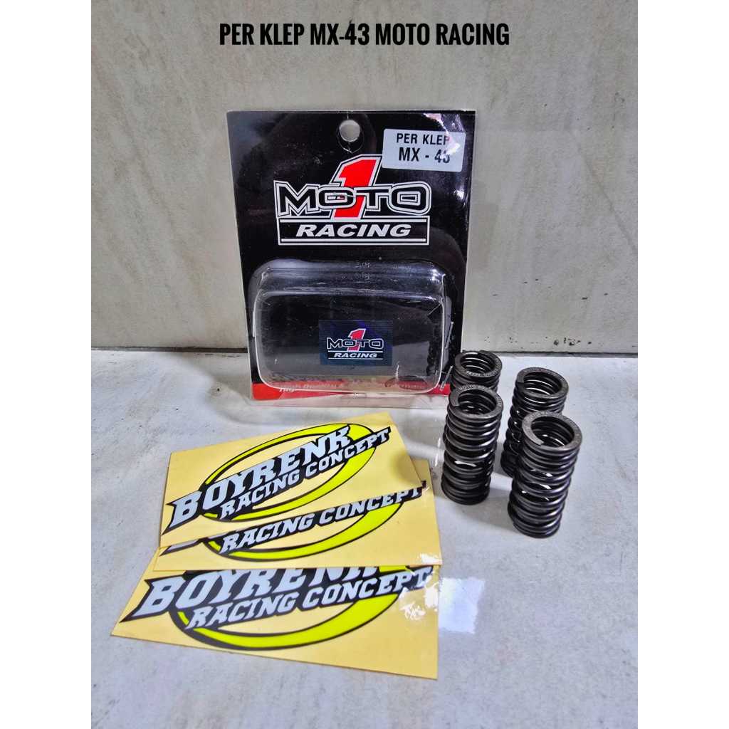 PER PIR KLEP VALVE SPRING MOTO 1 JUPITER MX OLD MX NEW 5 SPEED SNIPER LC 135 R15 VIXION 43MM - BOYRE