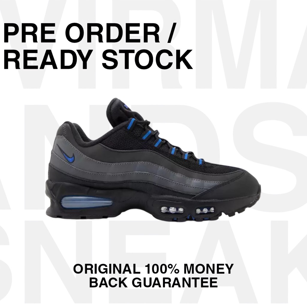 Nike Airmax 95 Black Royal Blue