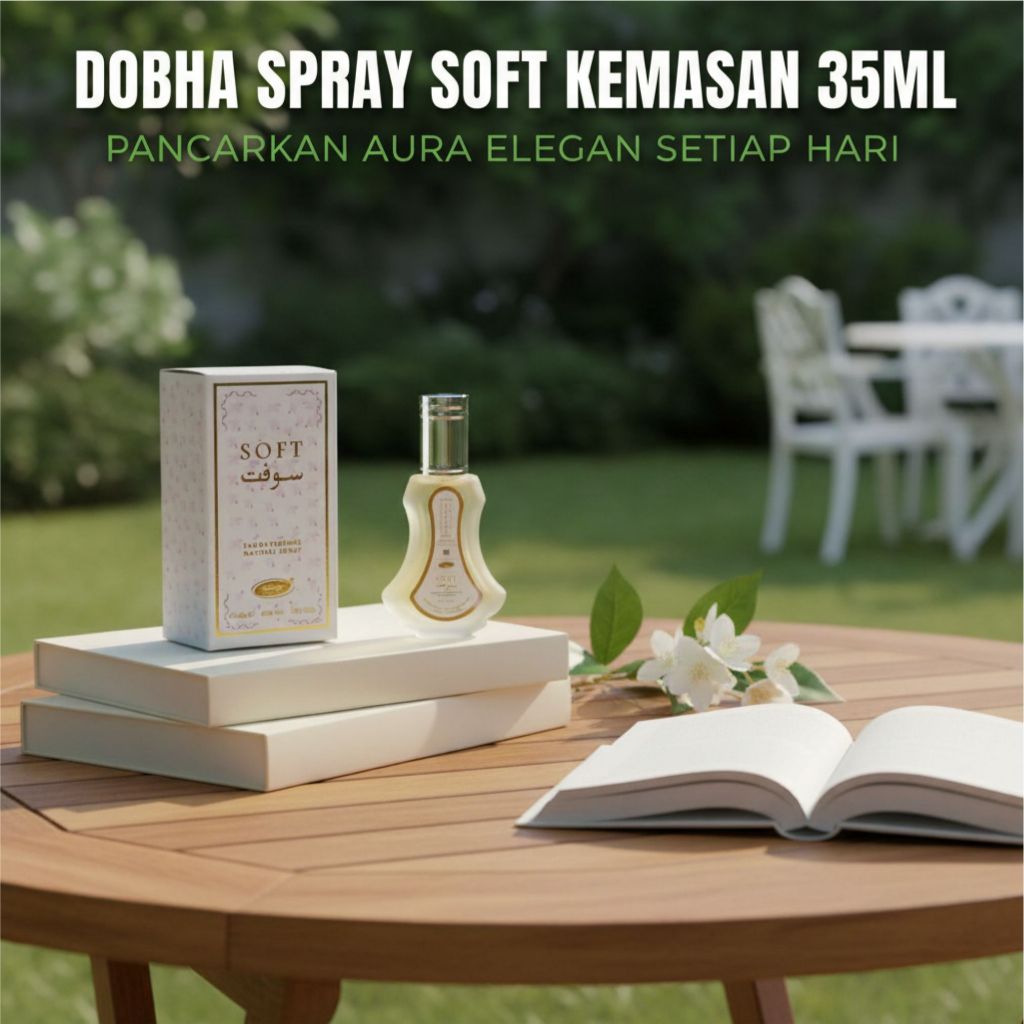 (Dobha 35ml) Parfum Dobha Soft 35ml Aroma Soft Dobha 35 ml