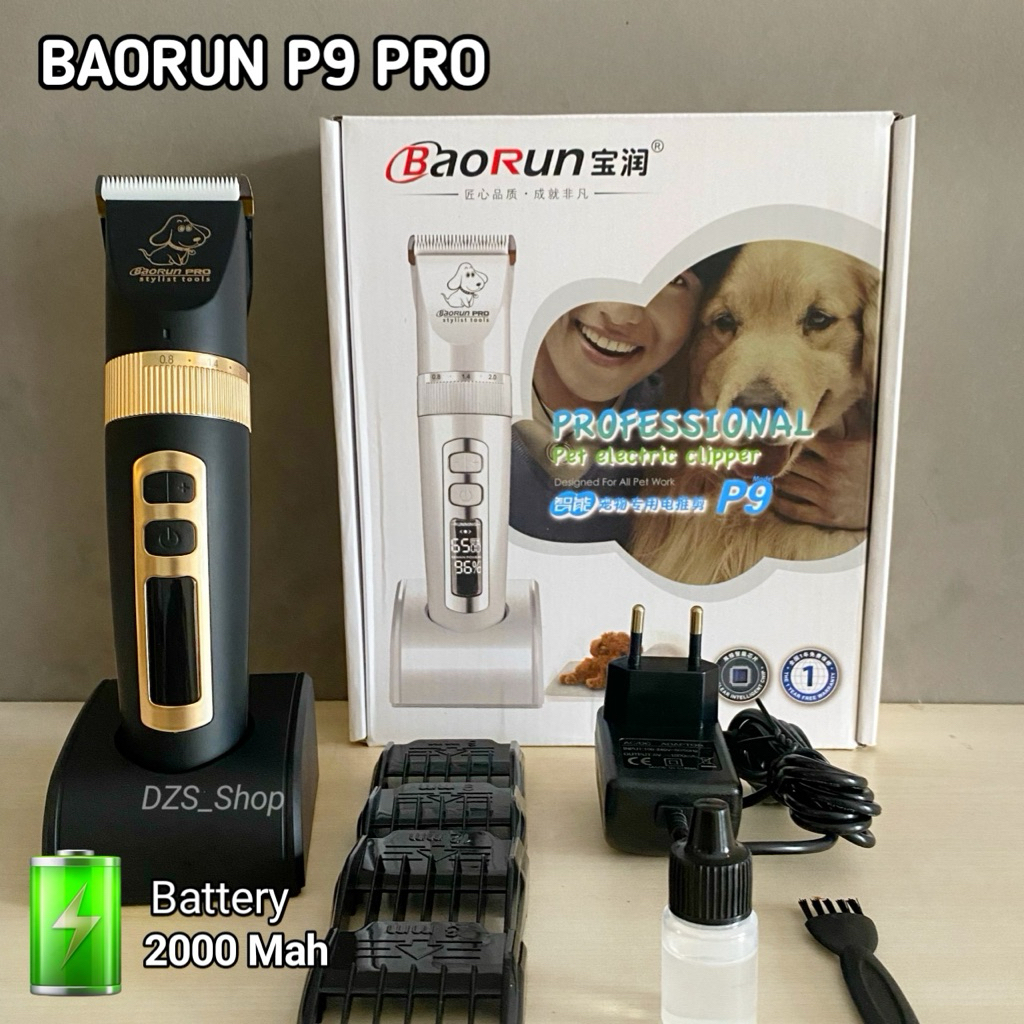 BAORUN P9 100% ORI || Alat Cukur Bulu Binatang ( Domba,Anjing,Kucing,Dll)