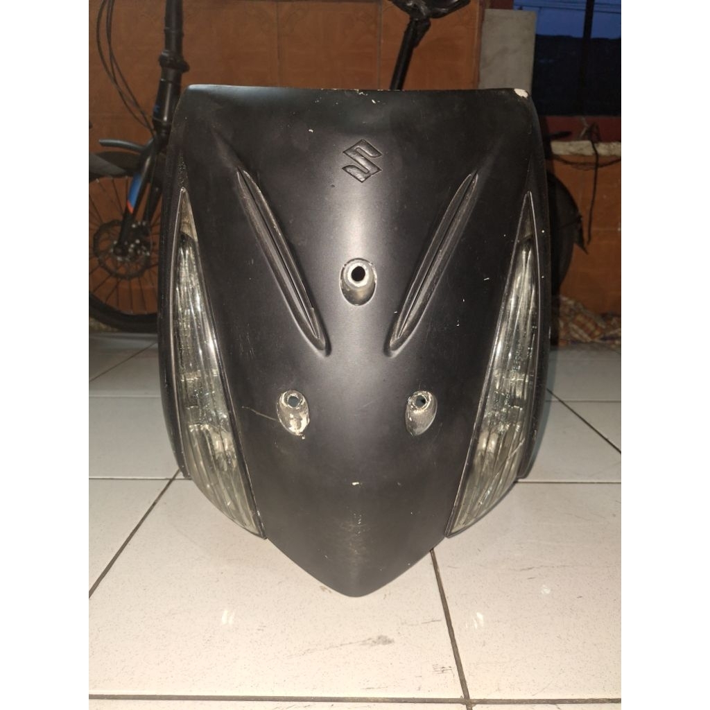 Tameng Depan Spin 125 Second Hitam